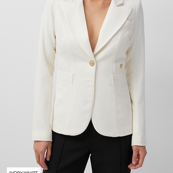 Smythe Jackets & Blazers - Smythe Cream Duchess Blazer Jacket Size 6-8